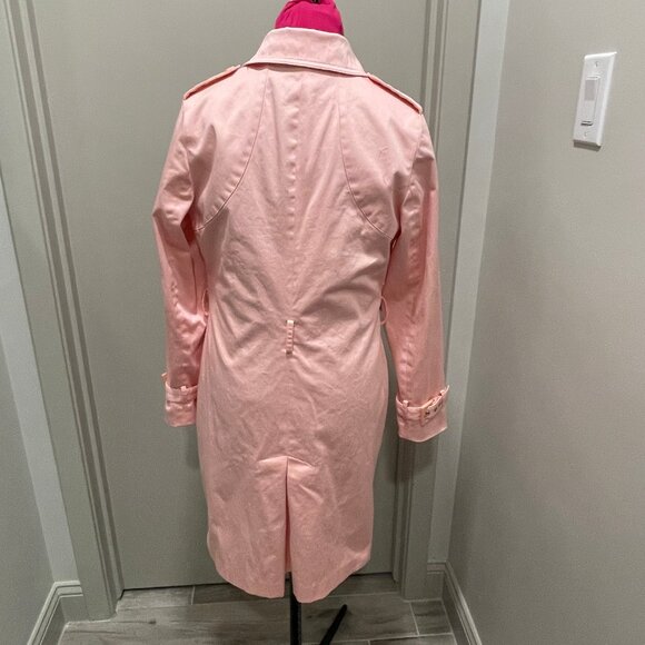Apostrophe pink trench coat - Picture 8 of 10